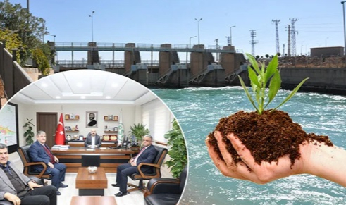 Yağış olmayınca su bırakıldı!