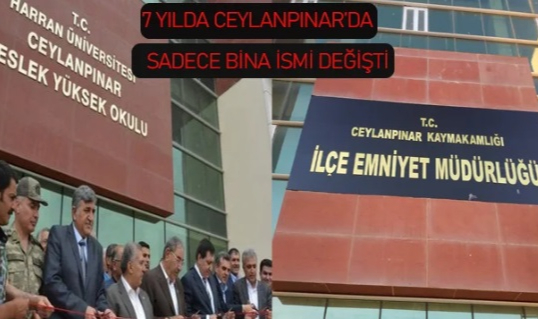 Ağlama Ceylanpınar biraz daha dur!