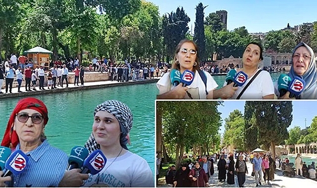 Yerli turist Urfa'yı sevdi!