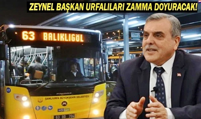 Şanlıurfa'da şehir içi toplu taşımaya zam!