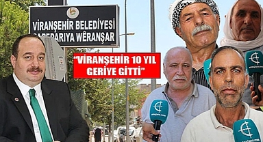 Halk Viranşehir Belediyesinden Müjde İstemiyor Gerçek hizmet istiyor