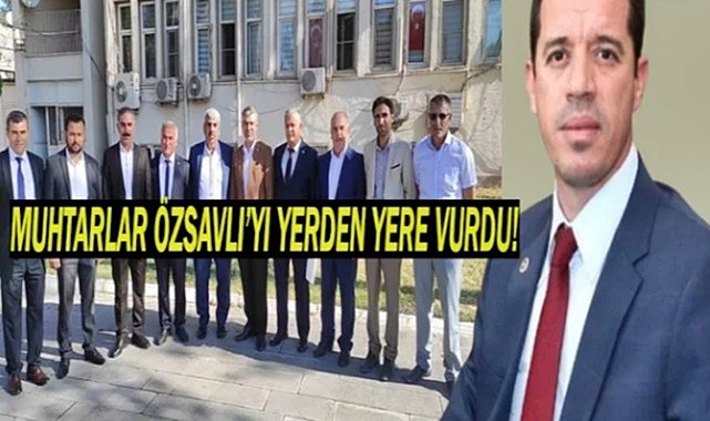 Muhtarlar Özşavlı'yı topa tuttu!