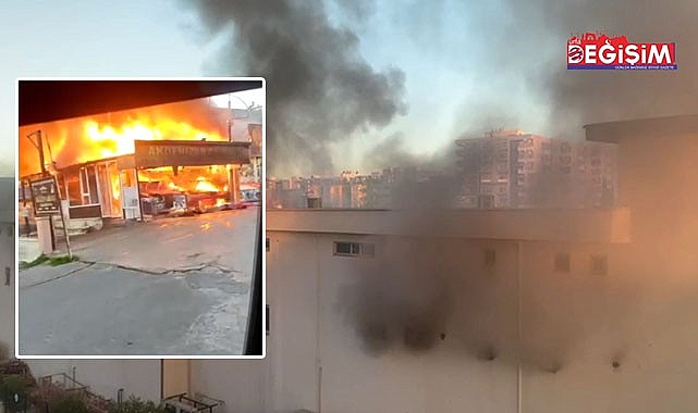 Haliliye'de yangın! 3 işyeri büyük zarar gördü