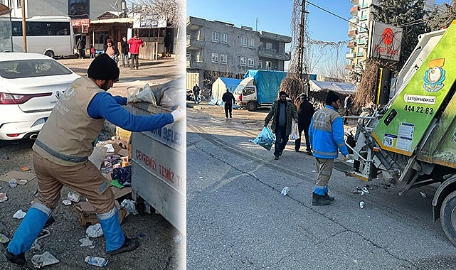 Haliliye Belediyesinden komşu ile temizlik desteği