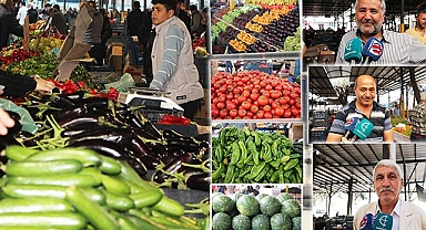 Havaların ısınması pazar tezgâhlarını renklendirdi