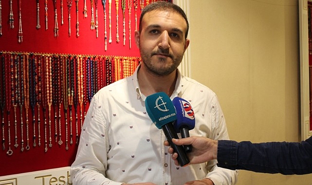 Şanlıurfa'da tespihe rağbet devam ediyor!