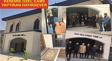 Cami var ancak normal saatlerde kapalı!