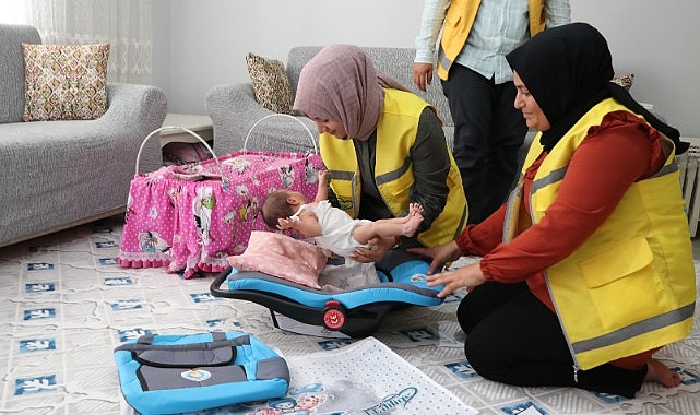 Yeni doğan bebeklerin ilk hediyeleri Haliliye'den