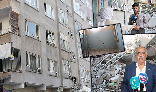 Şanlıurfa&#039;da yıkılan binalar mağdur ediyor!