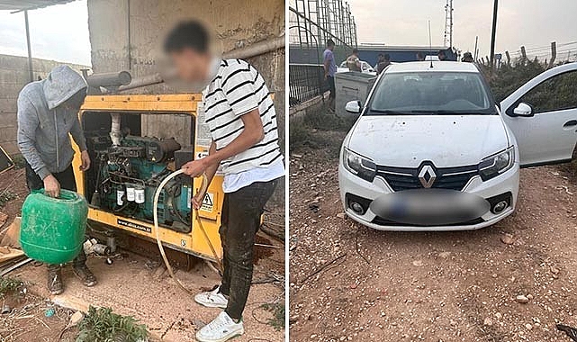 Urfa&#039;da hırsızlar suçüstü yakalandı! 2 tutuklama