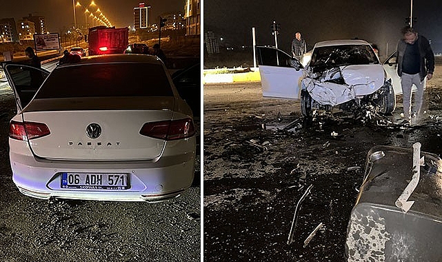Karaköprü'de otomobil kamyona çarptı! Sürücü ağır yaralandı