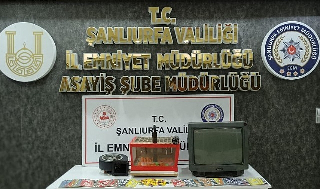 Şanlıurfa&#039;da kumar operasyonu! Gözaltı var