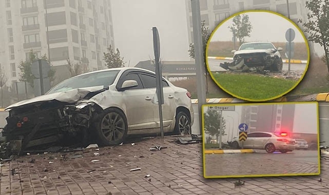 Şanlıurfa'da kayganlaşan yol kazaya davetiye çıkardı