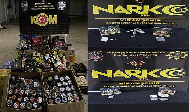 Viranşehir'de operasyon: çok sayıda mühimmat yakalandı