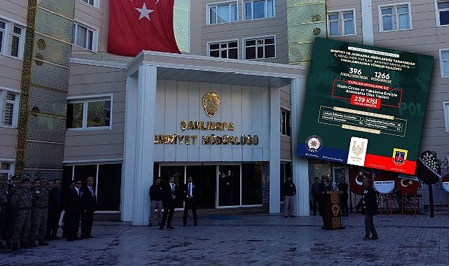 Şanlıurfa'da aranan 239 kişi yakalandı