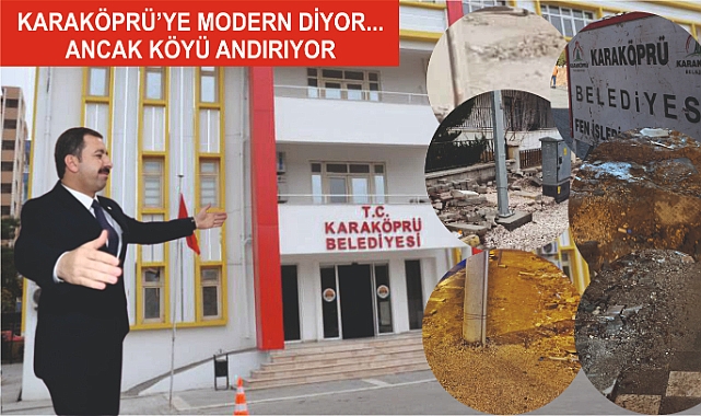 Modern ilçe deniliyor ama realite öyle demiyor!