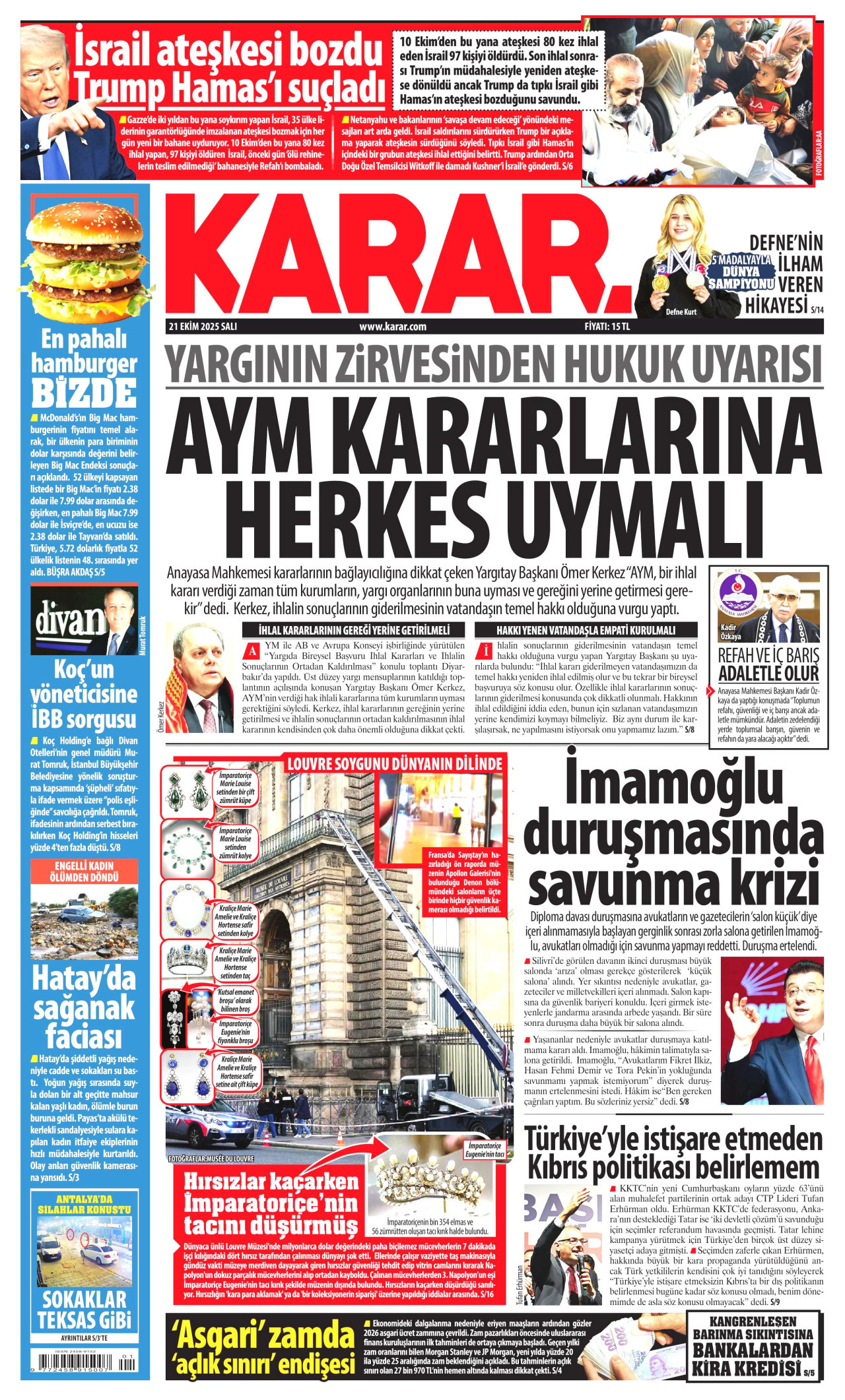 KARAR Gazete Manşeti