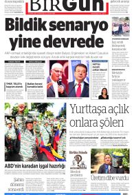 BİRGÜN Gazete Manşeti
