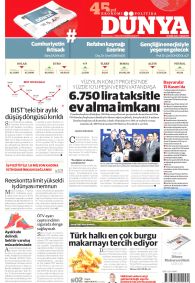 DÜNYA Gazete Manşeti