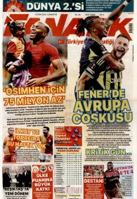 FANATİK Gazete Manşeti