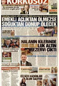 KORKUSUZ Gazete Manşeti