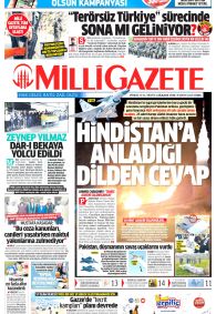 MİLLİ GAZETE Gazete Manşeti