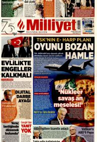 MİLLİYET Gazete Manşeti