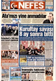 NEFES Gazete Manşeti