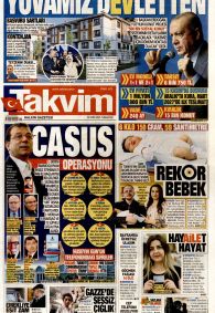 TAKVİM Gazete Manşeti