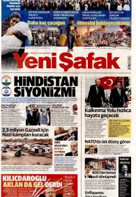 YENİ ŞAFAK Gazete Manşeti