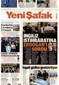 YENİ ŞAFAK Gazete Manşeti